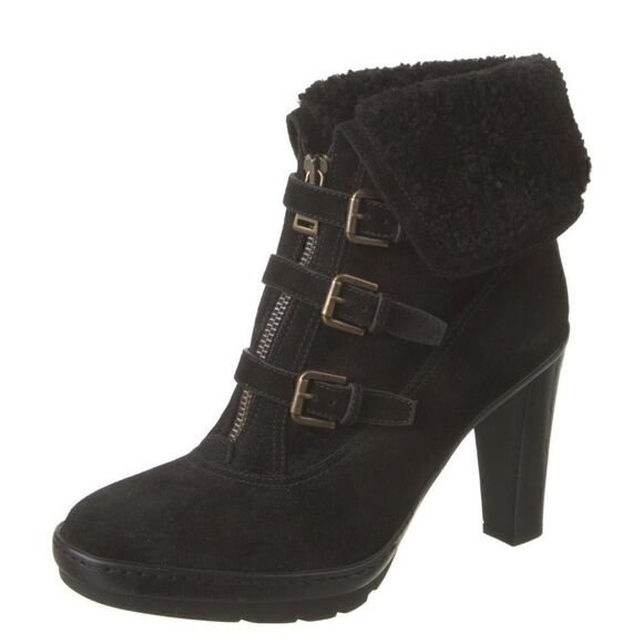 Ralph Lauren 2011 Collection “Forilla” ItalianSuede & Lamb Shearling Ankle Boot - Picture 10 of 16
